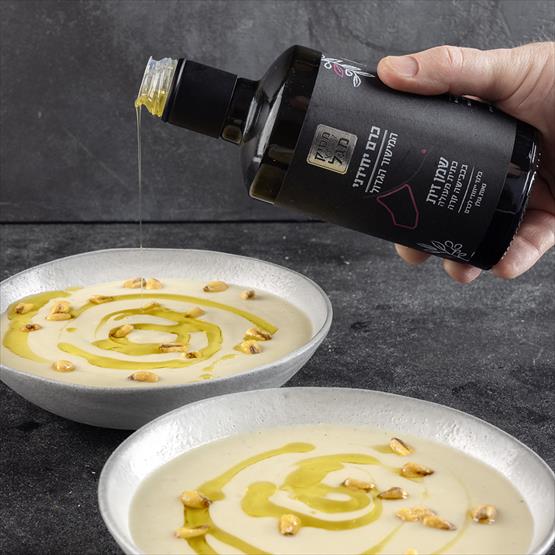 מתכון למרק כרישה עם שמן זית המישור הגדול